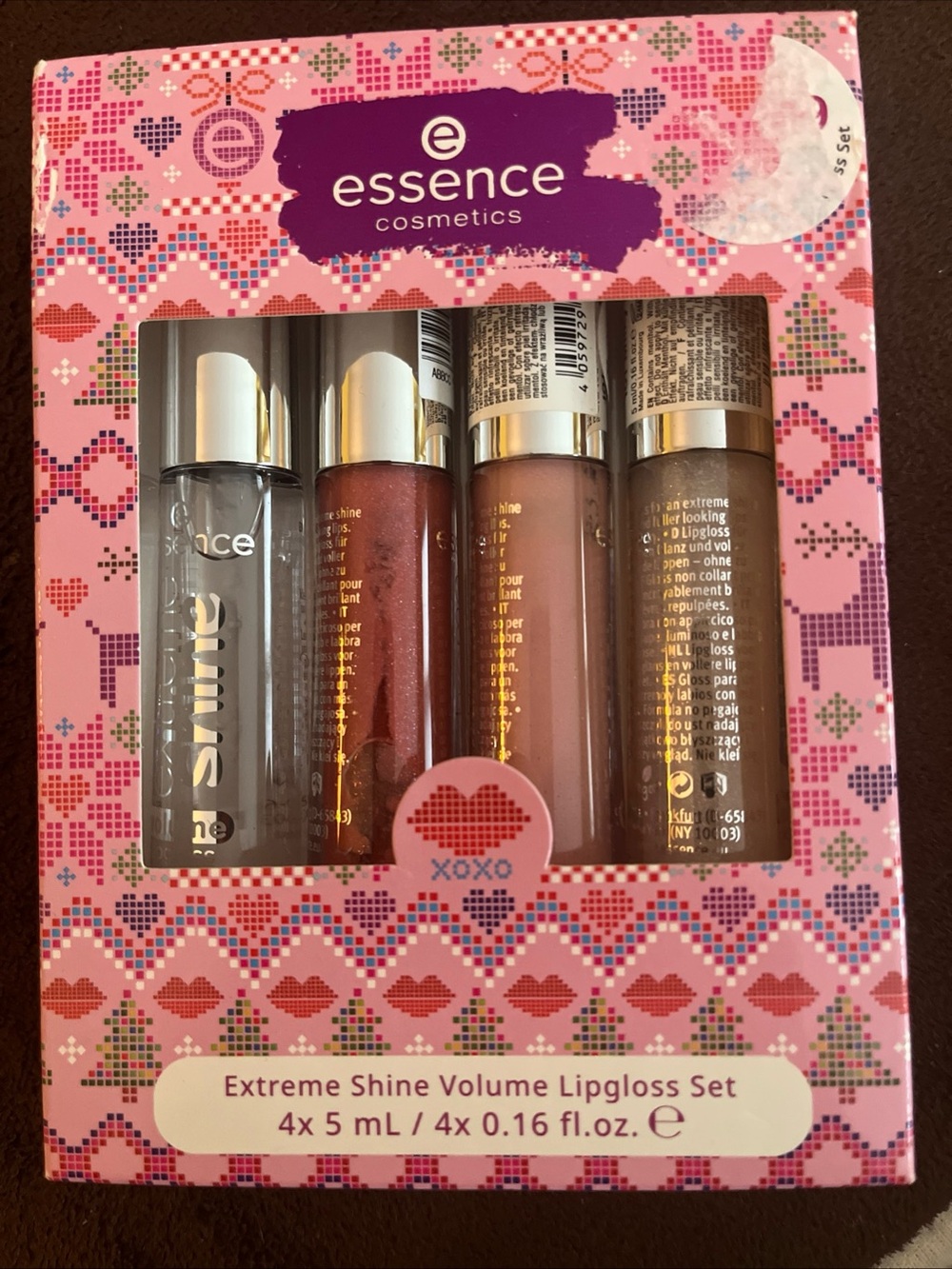 essence Cosmetics XOXO Lipgloss Set — Pink & Nude High-Shine Trio